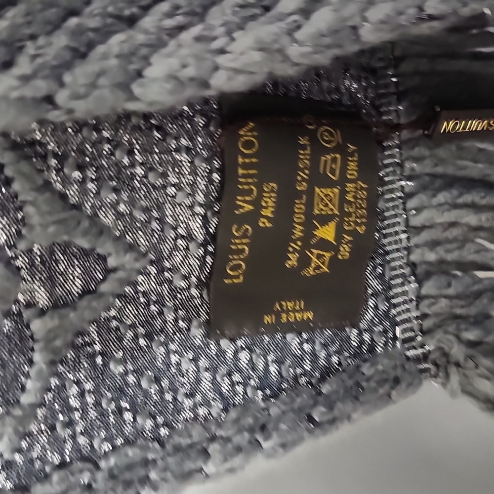Monogram Wool Stole - Picture 8 of 12